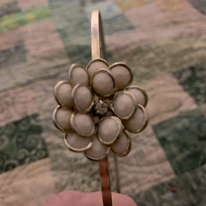 Beaded flower headband